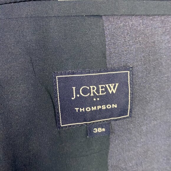 NWOT J. CREW Thompson Performance Suit Jacket Blazer Sport Coat Men's 38R Blue - Picture 5 of 15